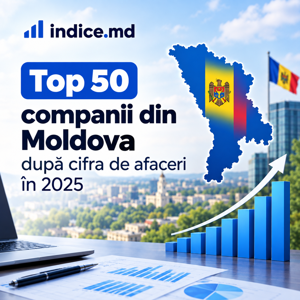 Top 50 companii din Moldova după cifra de afaceri (2025)