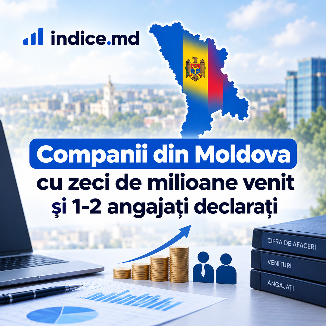 Companii din Moldova cu zeci de milioane venit și 1-2 angajați declarați
