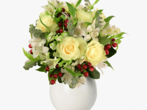 Buchet cu flori albe