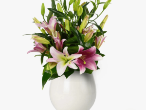 Buchet de 7 crini imperiali roz