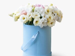 Cutie cu lisianthus